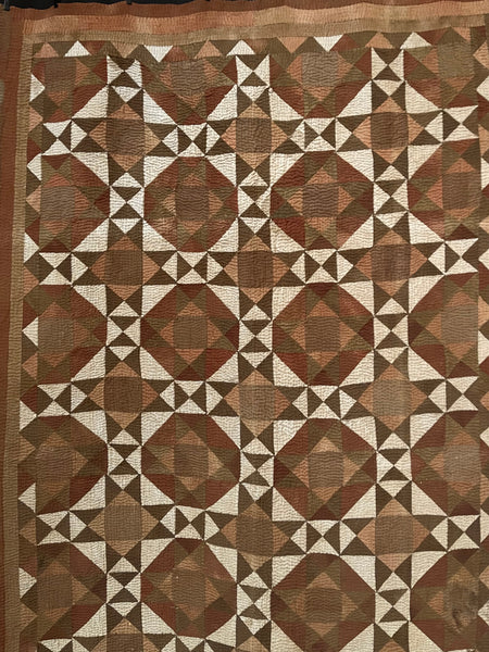 Antique Handmade Patchwork Ralli Quilt: C20th Sindh, Pakistan