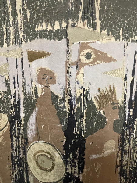 Designer Mid Century Art Textile Tibor Reich Collectable: C1964 Stratford-Upon-Avon, England