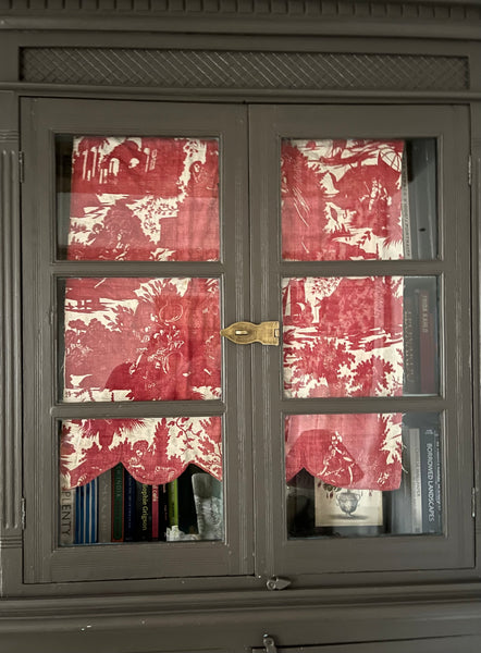 French Toile de Jouey panel with sailing boats: C19th France