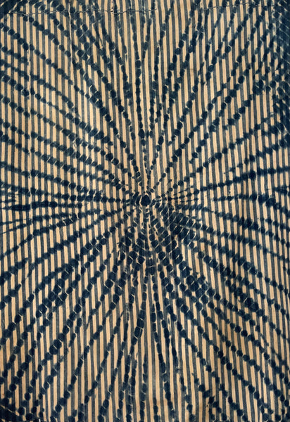 Antique Traditional Tie Dye Wallhanging Interior Decor: C1910 West Africa