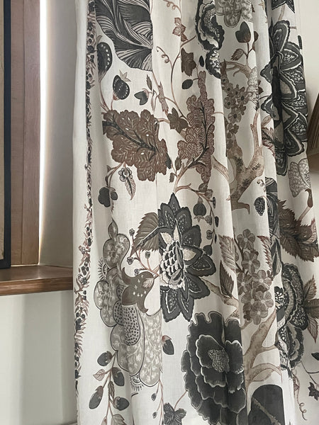 Adaptation of Antique Palampore Tree of Life Curtain or Wall Hanging: C21st India for export.