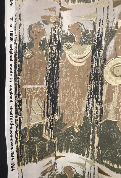 Designer Mid Century Art Textile Tibor Reich Collectable: C1964 Stratford-Upon-Avon, England