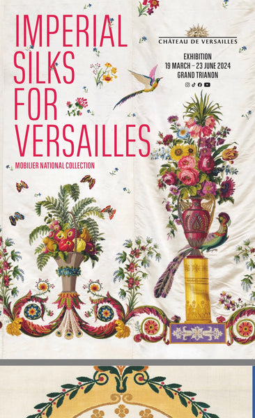 Antique Rare Silk Lampas Wallhanging Hand Woven Silk Panel: C18th France