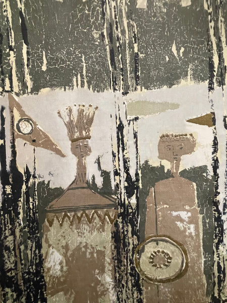 Designer Mid Century Art Textile Tibor Reich Collectable: C1964 Stratford-Upon-Avon, England
