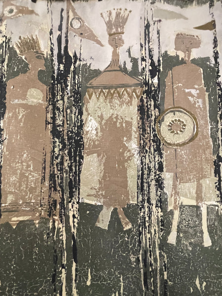 Designer Mid Century Art Textile Tibor Reich Collectable: C1964 Stratford-Upon-Avon, England