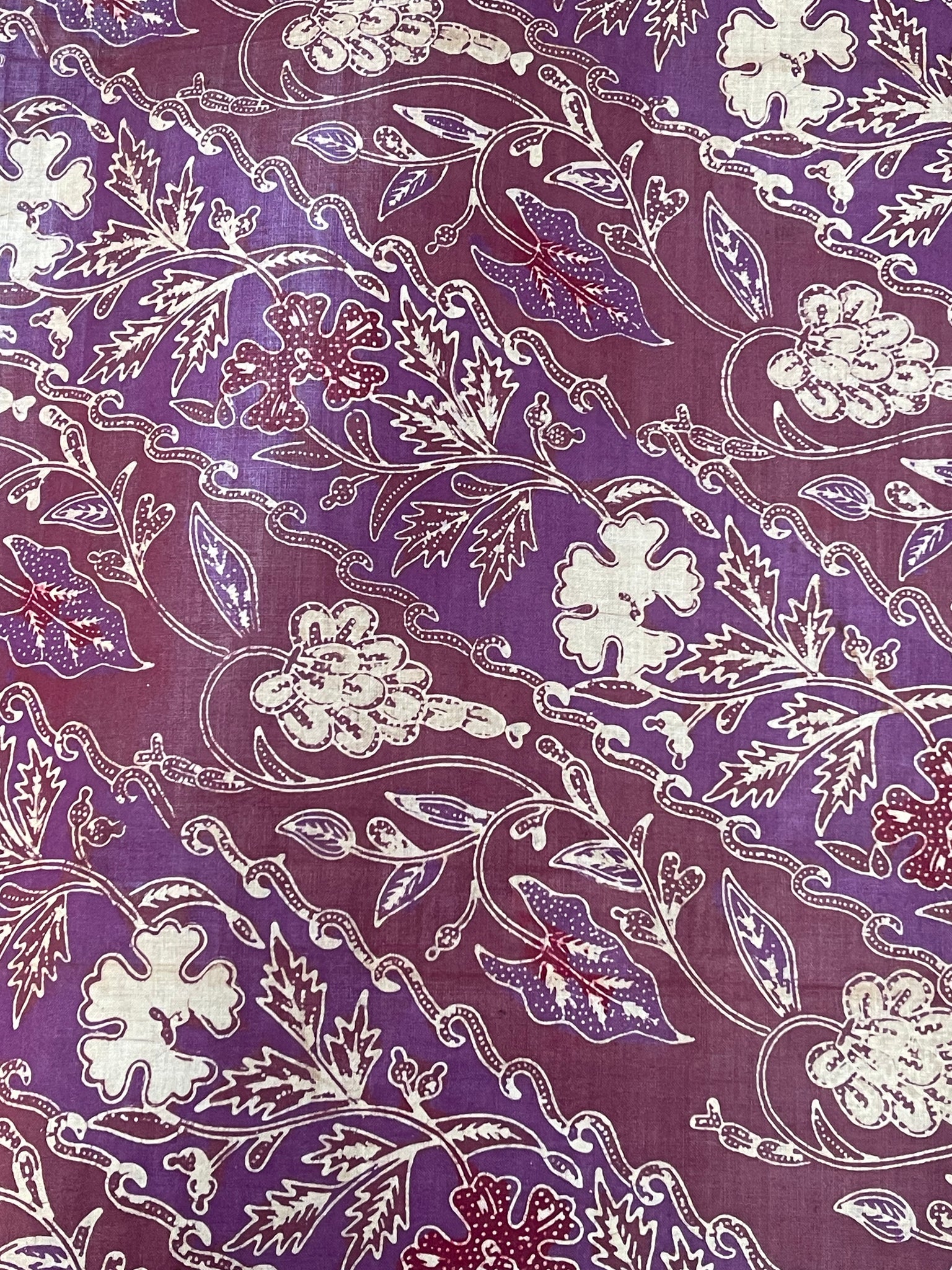 Antique Batik Sarong Skirt Panel: C20th Indonisia