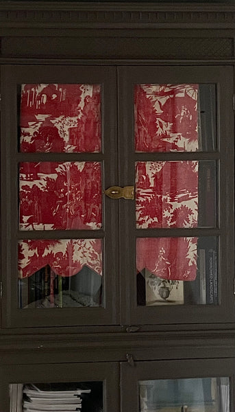 French Toile de Jouey panel with sailing boats: C19th France