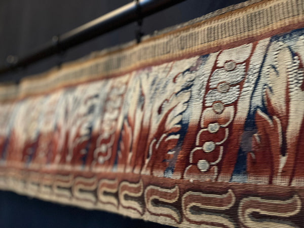 Rare Antique Aubusson Fine Tapestry Border: C18th France