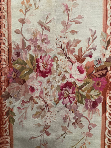 Antique Aubusson Tapestry Wallhanging or Rug: C18th France