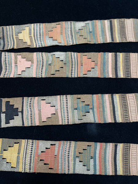 Antique Handwoven Andean Sash Ethnographic Traditional Costume: C19th Peru