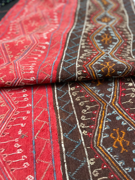 Hand Loomed and Embroidered Traditional Tent Bands: C20th Anatolia