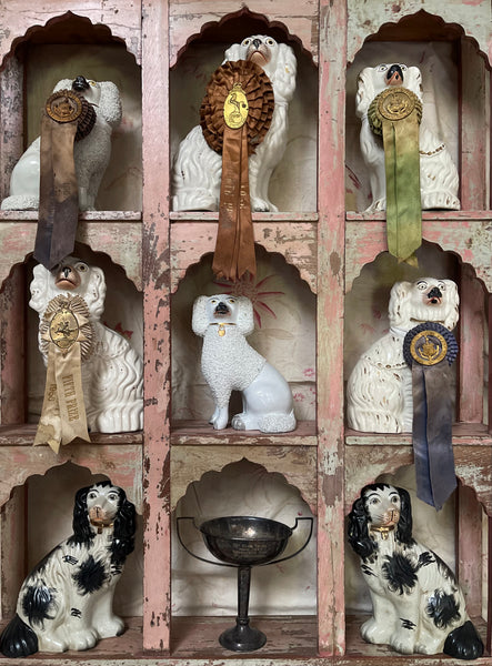 Collection Antique Silk Rosettes Ribbons Interior Decor: C20th Britain