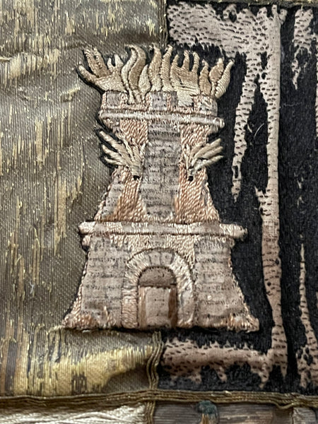 Antique Rare Ancient Embroidered Armorial Coat of Arms: C16th Europe