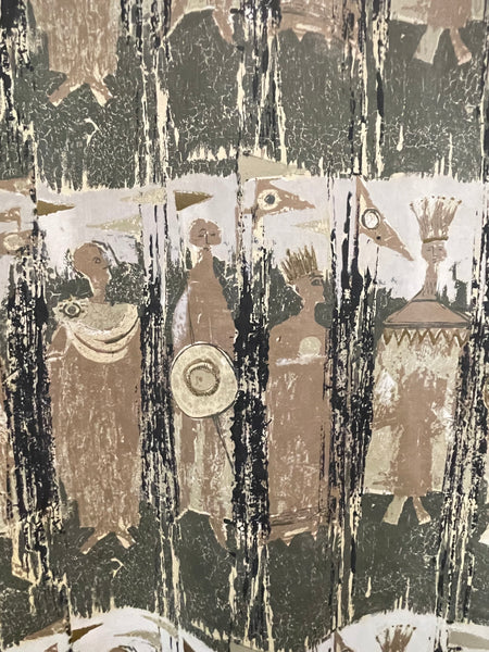 Designer Mid Century Art Textile Tibor Reich Collectable: C1964 Stratford-Upon-Avon, England