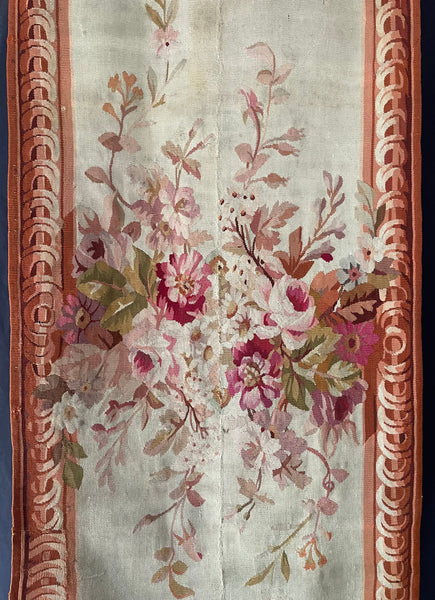 Antique Aubusson Tapestry Wallhanging or Rug: C18th France