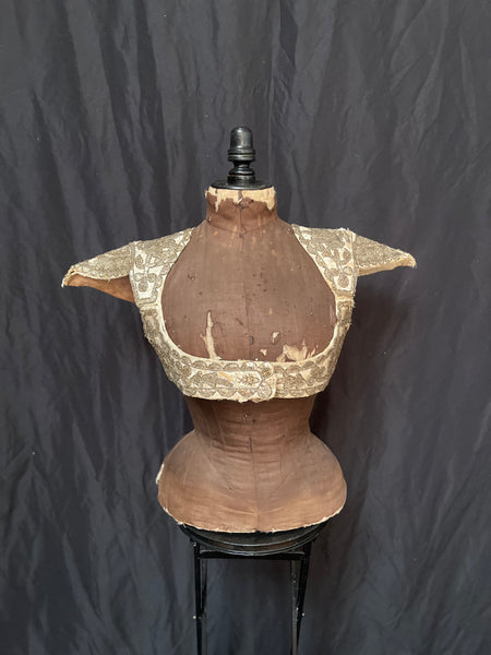 Antique Traditional Beaded and Sequinned Womans Bodice: C19th Tunisia