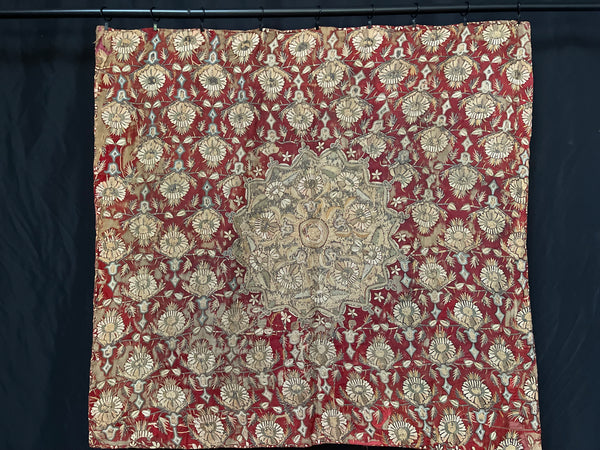 Antique Ottoman Embroidered Ceremonial Cover Boçha: C18th Turkey