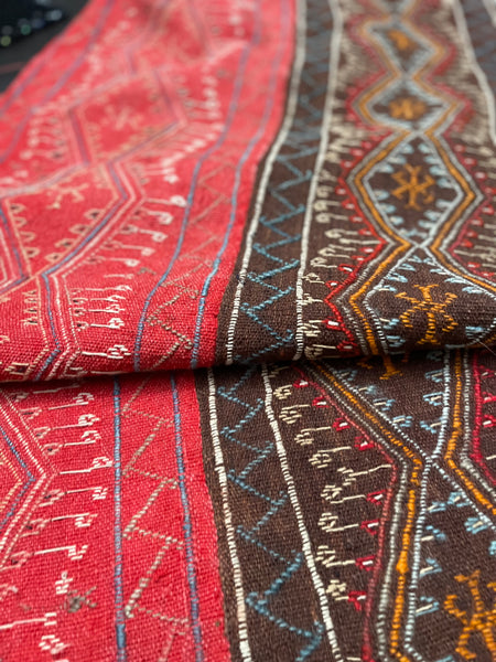 Hand Loomed and Embroidered Traditional Tent Bands: C20th Anatolia