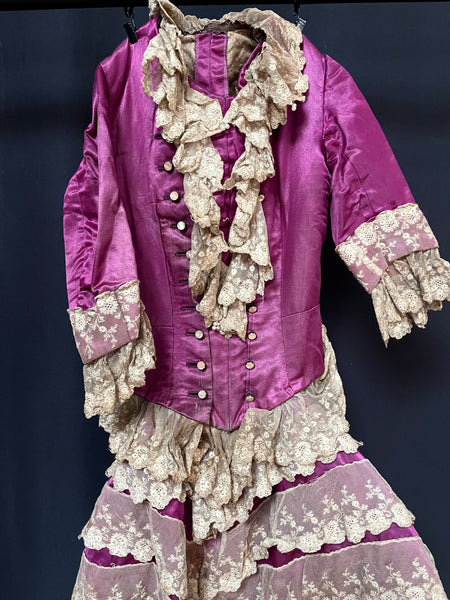 Child’s Fancy Dress Costume with Wig in 18th Century Style: C19th Britain
