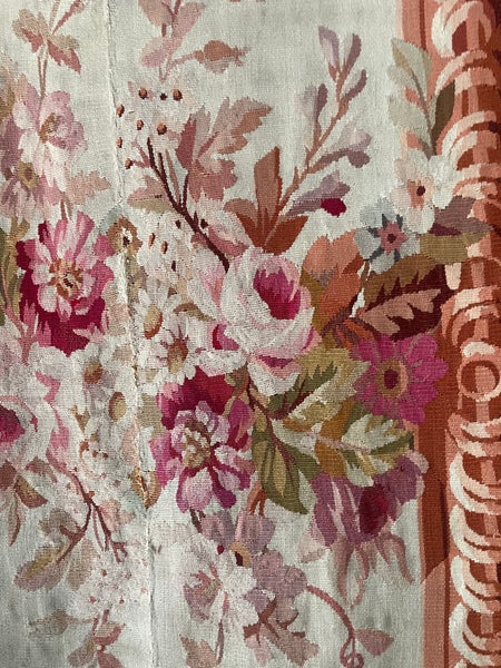 Antique Aubusson Tapestry Wallhanging or Rug: C18th France