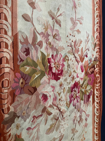 Antique Aubusson Tapestry Wallhanging or Rug: C18th France