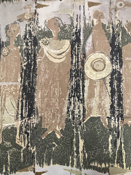 Designer Mid Century Art Textile Tibor Reich Collectable: C1964 Stratford-Upon-Avon, England