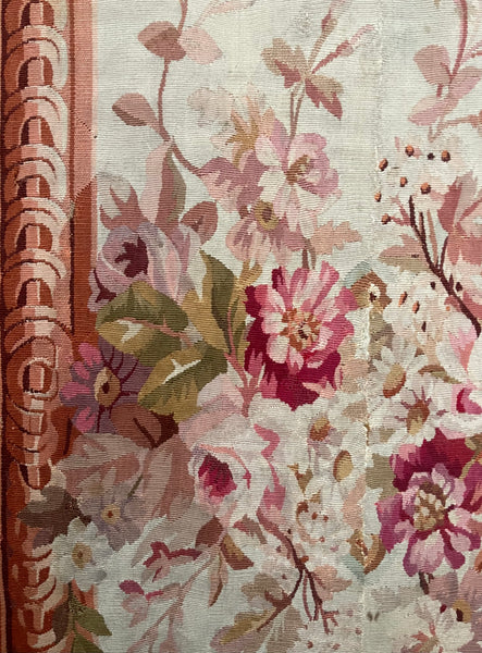 Antique Aubusson Tapestry Wallhanging or Rug: C18th France