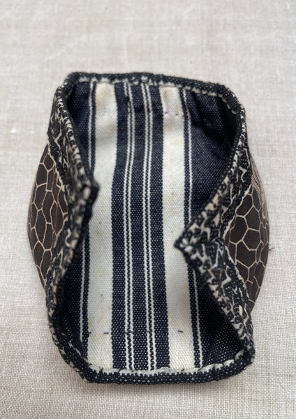 Antique Traditional Chintz Child’s Bonnet Collectable Costume: C19th Marken, Netherlands