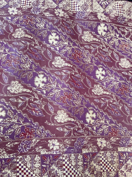 Antique Batik Sarong Skirt Panel: C20th Indonisia