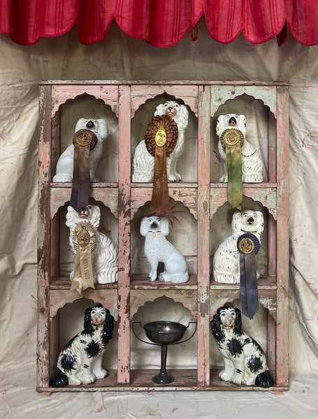 Collection Antique Silk Rosettes Ribbons Interior Decor: C20th Britain