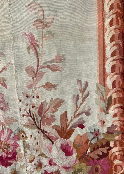 Antique Aubusson Tapestry Wallhanging or Rug: C18th France