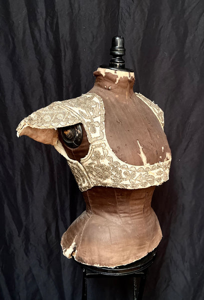 Antique Traditional Beaded and Sequinned Womans Bodice: C19th Tunisia