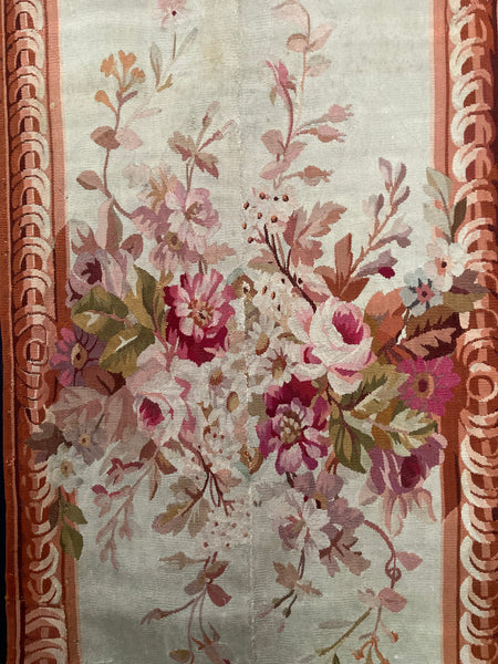 Antique Aubusson Tapestry Wallhanging or Rug: C18th France