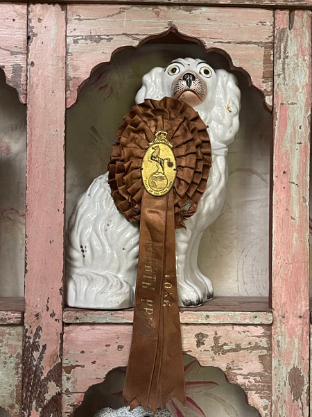 Collection Antique Silk Rosettes Ribbons Interior Decor: C20th Britain