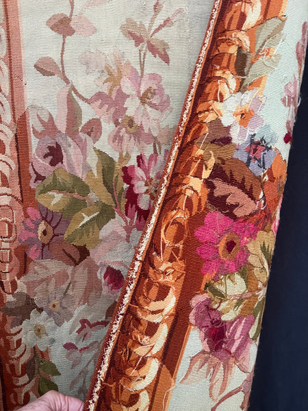 Antique Aubusson Tapestry Wallhanging or Rug: C18th France