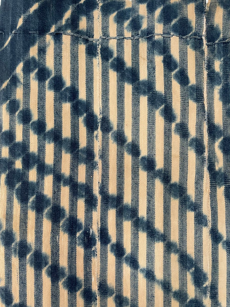 Antique Traditional Tie Dye Wallhanging Interior Decor: C1910 West Africa