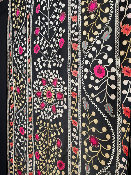 Traditional Hand Embroidered Wall or Door Hanging: First quarter 20th Century, Uzbekistan