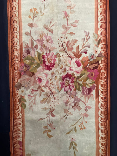 Antique Aubusson Tapestry Wallhanging or Rug: C18th France