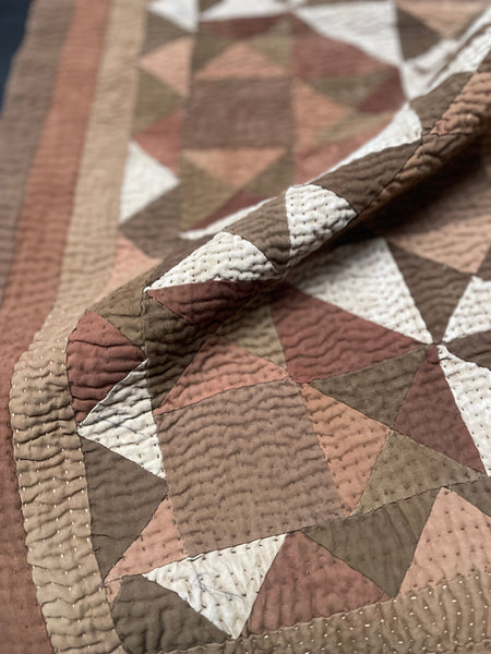 Antique Handmade Patchwork Ralli Quilt: C20th Sindh, Pakistan