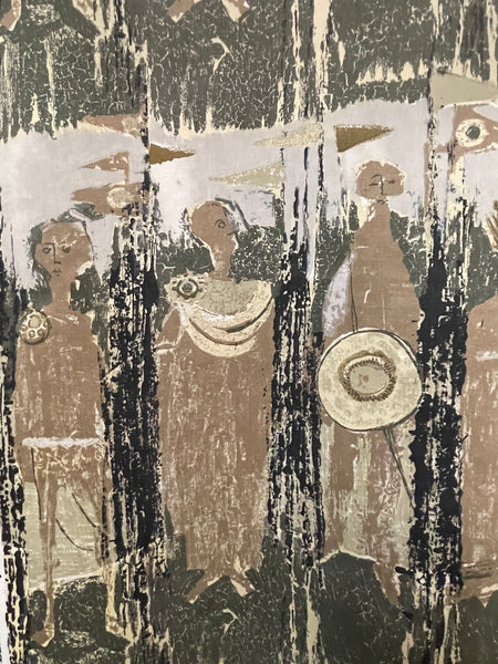 Designer Mid Century Art Textile Tibor Reich Collectable: C1964 Stratford-Upon-Avon, England