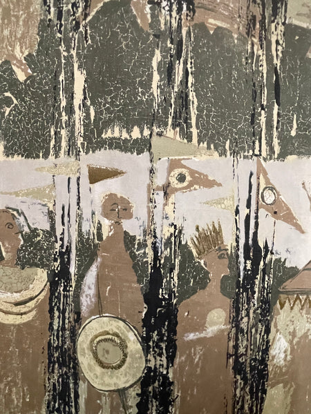 Designer Mid Century Art Textile Tibor Reich Collectable: C1964 Stratford-Upon-Avon, England