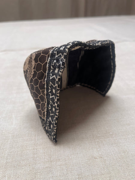 Antique Traditional Chintz Child’s Bonnet Collectable Costume: C19th Marken, Netherlands