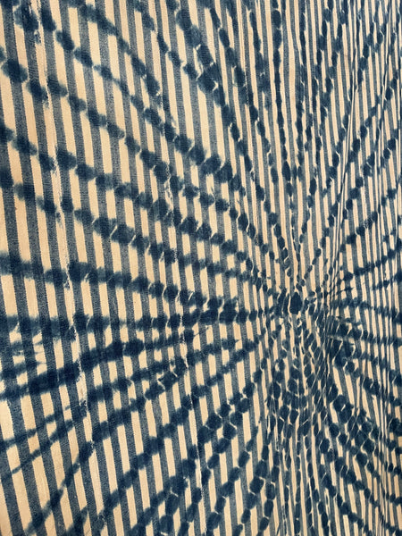 Antique Traditional Tie Dye Wallhanging Interior Decor: C1910 West Africa