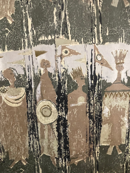 Designer Mid Century Art Textile Tibor Reich Collectable: C1964 Stratford-Upon-Avon, England