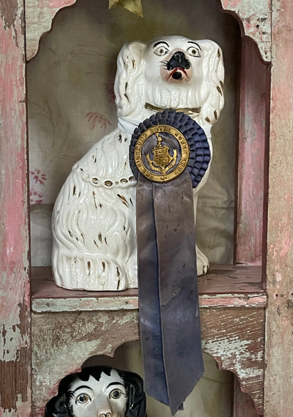 Collection Antique Silk Rosettes Ribbons Interior Decor: C20th Britain