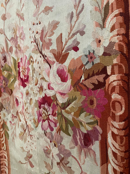 Antique Aubusson Tapestry Wallhanging or Rug: C18th France