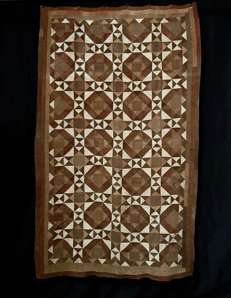Antique Handmade Patchwork Ralli Quilt: C20th Sindh, Pakistan