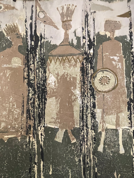 Designer Mid Century Art Textile Tibor Reich Collectable: C1964 Stratford-Upon-Avon, England