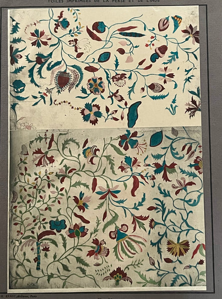 Collection Indian Textile 18th Century Design Documents: C1920s Paris, France