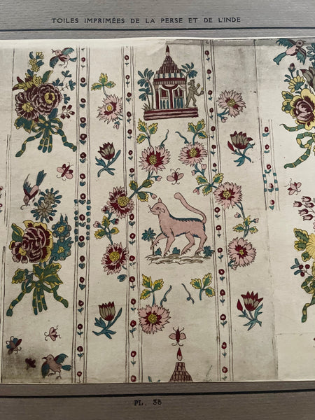 Collection Indian Textile 18th Century Design Documents: C1920s Paris, France